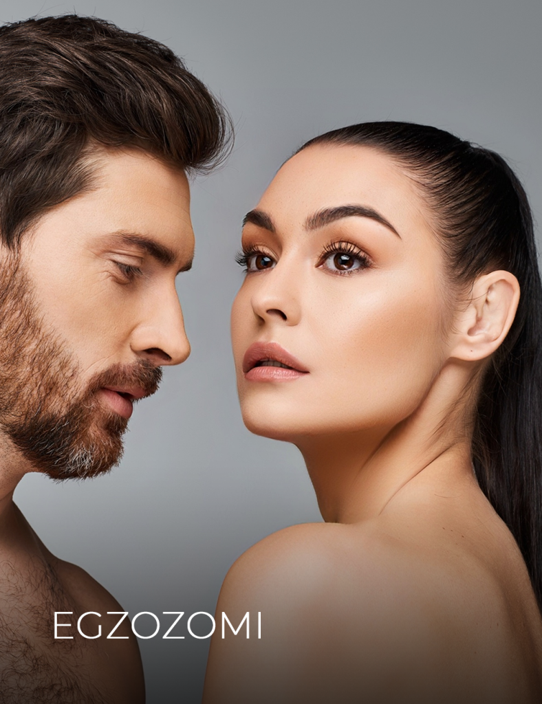 Egzozomi podržani sekretomima iz goveđeg kolostruma, koji iz njega ne uzimaju samo egzozome već i sekretome - bioaktivni molekuli ćelije koji luče citokine, 20 najjačih faktora rasta, egzozome, peptide, vitamine, minerale, imunoglobuline i još preko 230 bioaktivnih sastojaka.